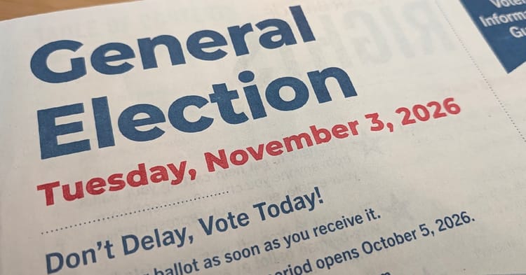 Robin's ballot — 2026 general election edition